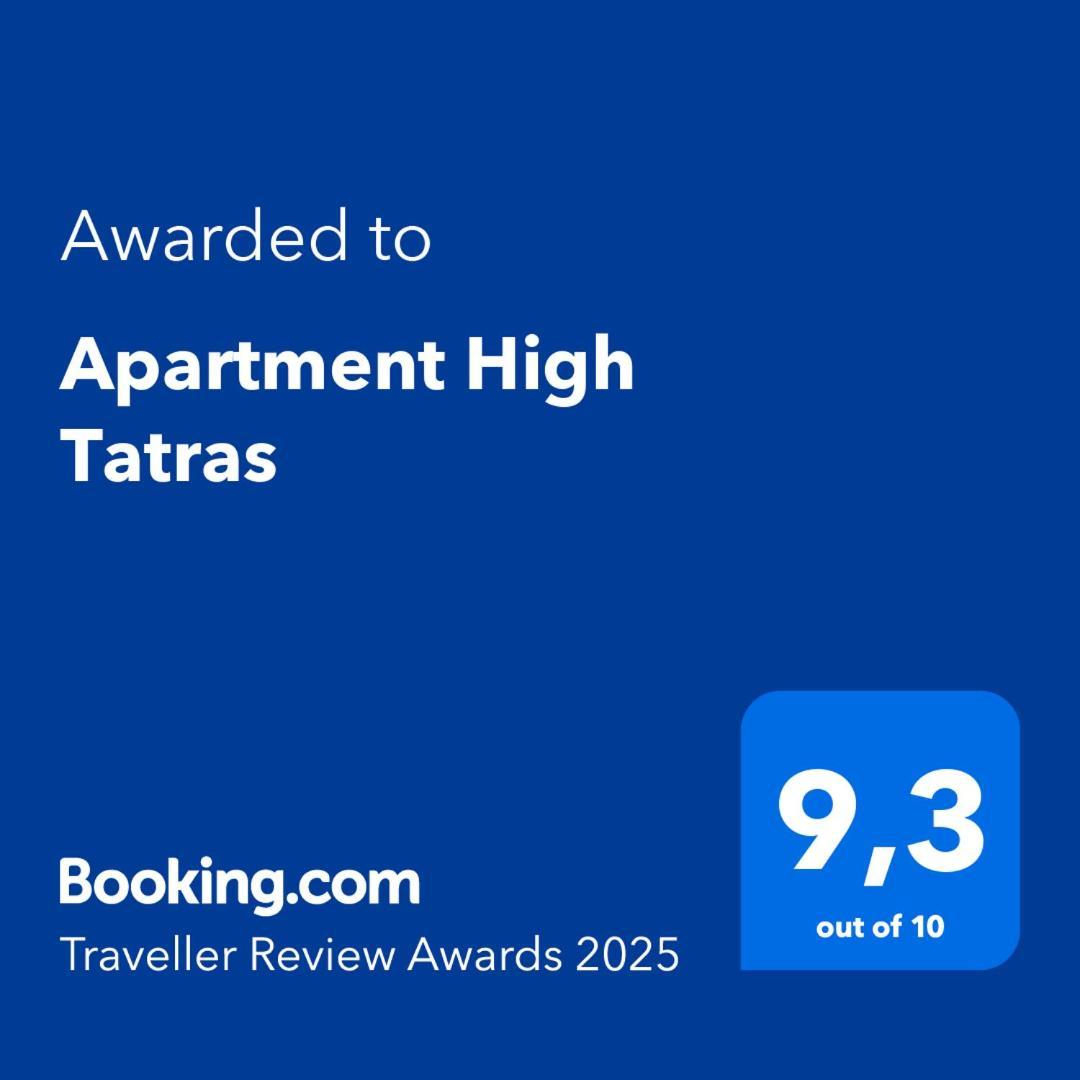 Apartment High Tatras Veľký Slavkov 외부 사진